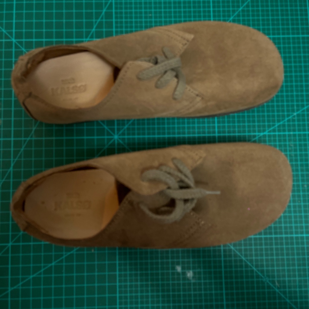 Kalso Earth Mens’s 10 1/2 W Tan Suede Oxfords